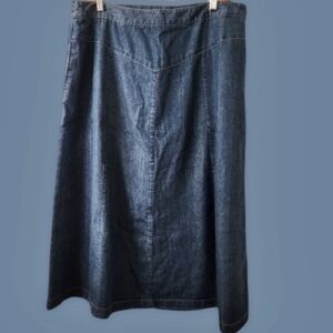 Vintage Alfred Dunner Maxi Jean Skirt